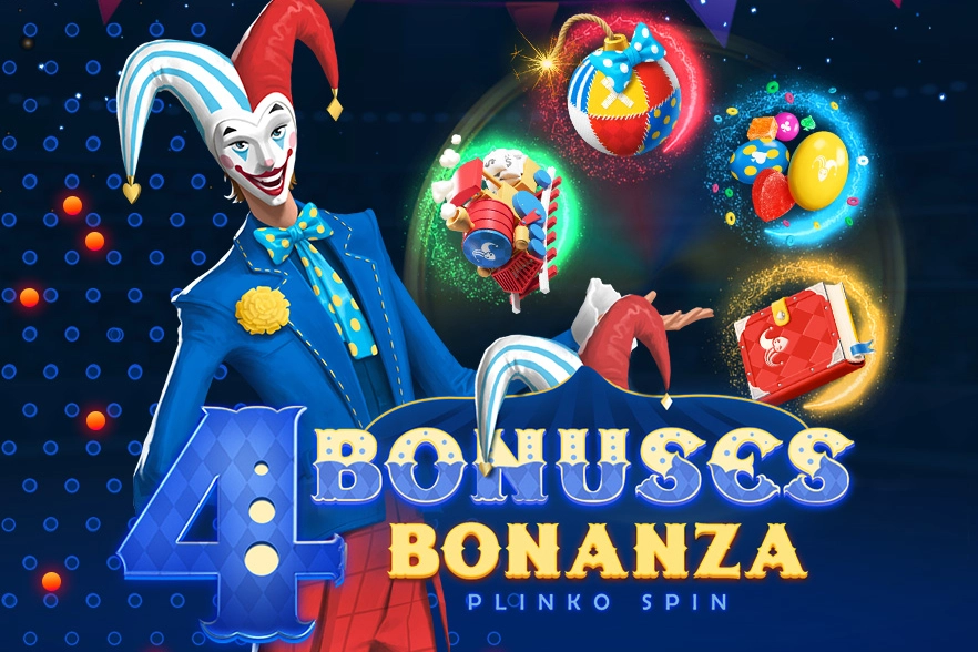 4 Bonuses Bonanza Plinko Spin